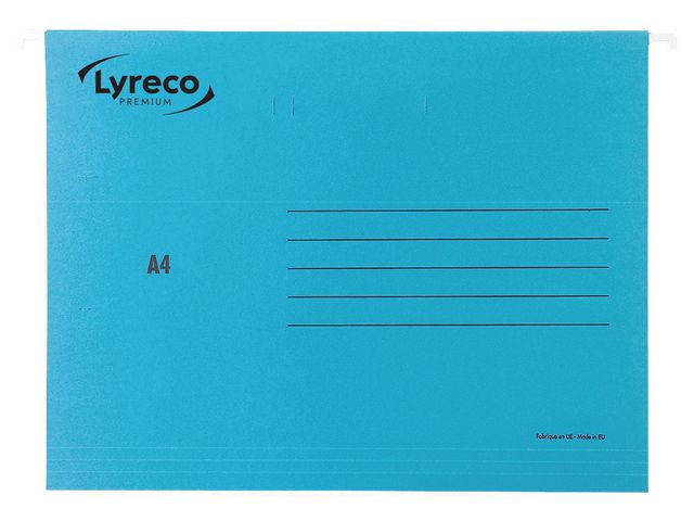 Lyreco PREMIUM Hängmapp A4 blå, fp om 25 st