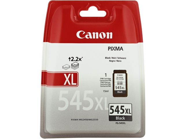 Canon Bläckpatron PG-545XL BK, svart, st