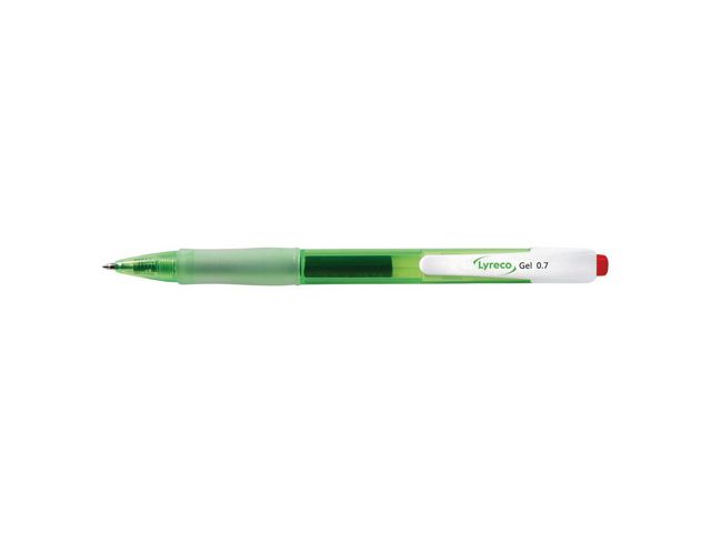Lyreco Gelpenna återvunnen 0,7mm röd, st