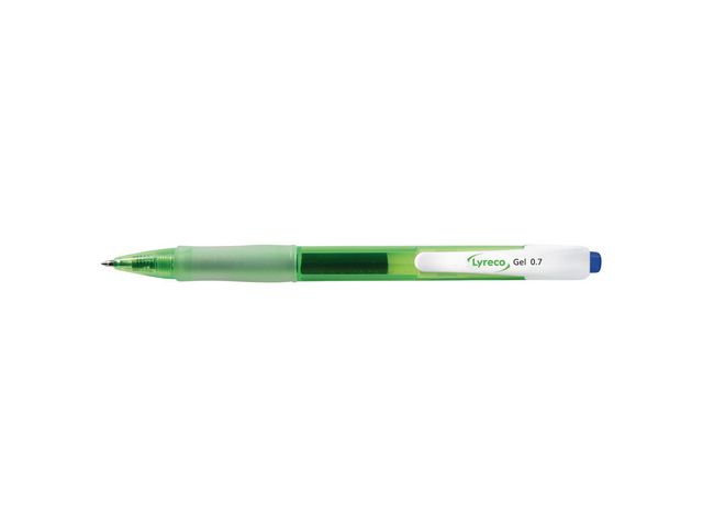 Lyreco Gelpenna återvunnen 0,7mm blå, st