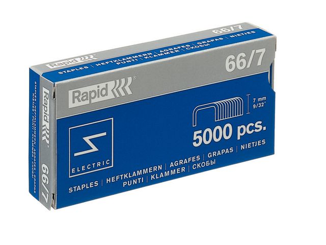 Rapid Häftklammer 66/7, fp om 5000 st