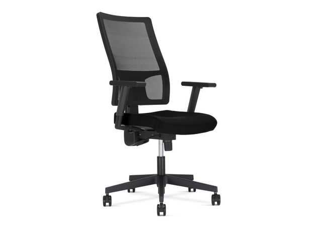 Nowy Styl Kontorsstol Melik Mesh Synkron svart, st