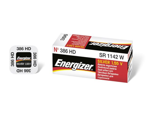Energizer Batteri Silveroxid 386 SR1142, st