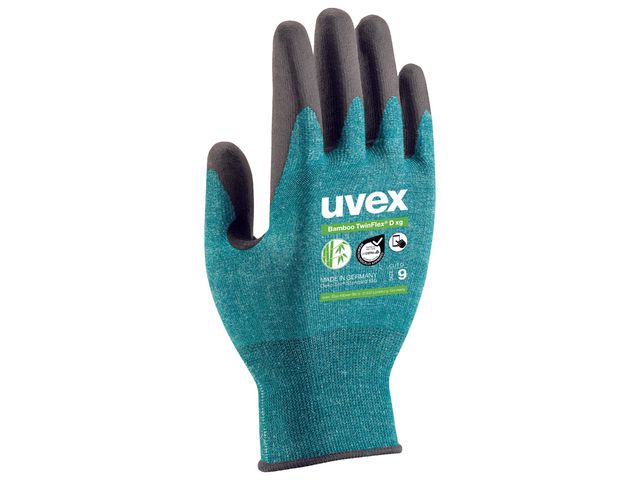 Uvex Skärskyddshandske Bamboo TwinFlex D 9, par 2 st