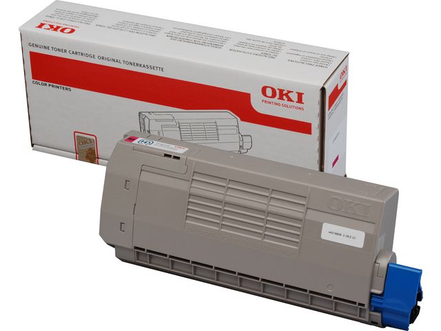 OKI Toner, singelförpackning, magenta, 44318606, st