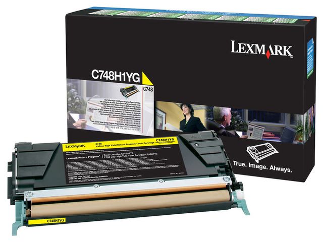 Lexmark Toner C748H1YG gul, st