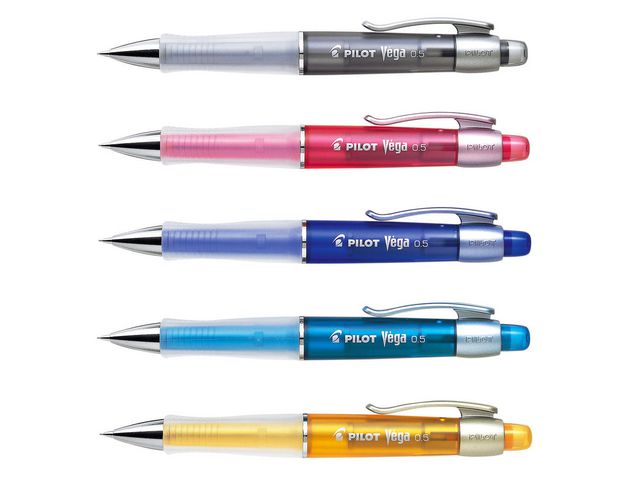 Pilot Stiftpenna, Vega, 0,5 mm stift, pennkropp med greppzon, st