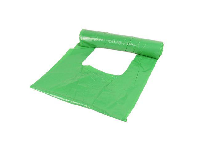 Plastsäck grön 30L, rulle om 25 st