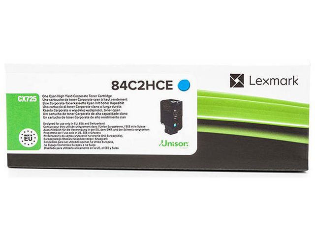 Lexmark Toner 84C2HCE Cyan, st