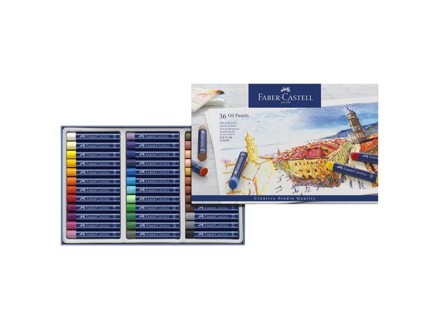 Faber-Castell Oljepastellkritor av studiokvalitet, fp om 36 set