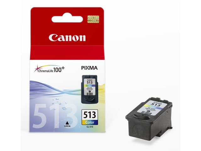 Canon Bläckpatron PIXMA CL-513, 2971B001, ChromaLife100+-bläck, tre färger, singelförpackning, st