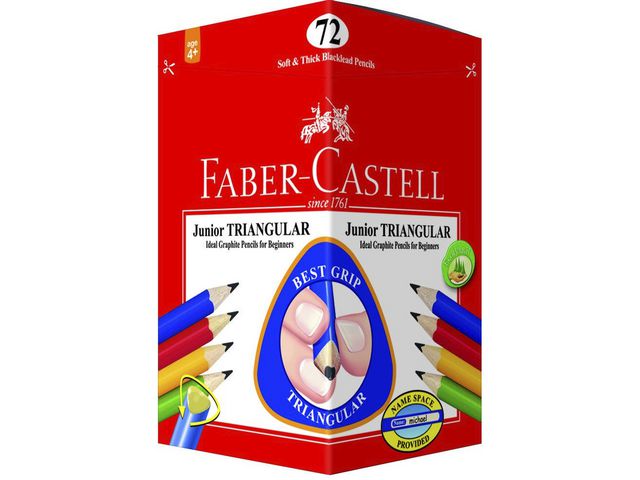 Faber-Castell Faber-Castell Blyertspenna Junior 2B, fp om 72 st
