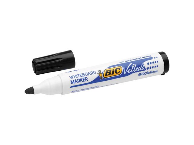 BIC® Whiteboardpenna Velleda® 1701 medelfin kulspets, svart, st