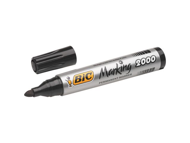 BIC® Märkpenna Marking™ 2000, permanent, medium1,7 mm linjebredd, svart, st