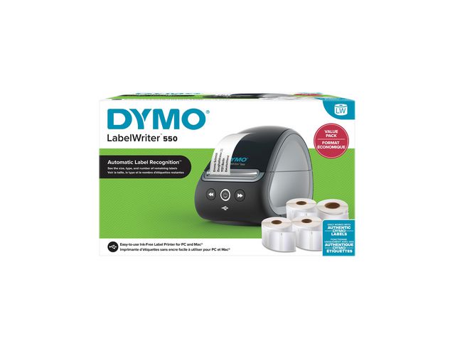 Dymo Etikettskrivare LW 550 Valuepack, st