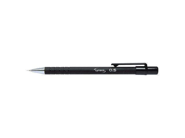 Lyreco Stiftpenna grip 0,5mm svart, st