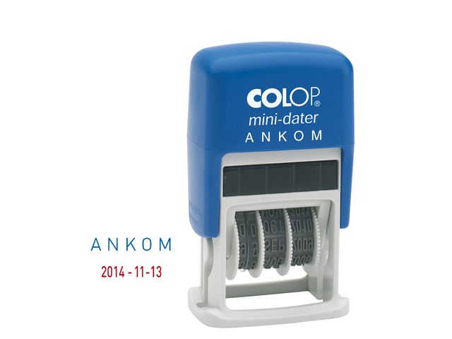 Colop Stämpel datum Printer 160 Text: Ankom, st