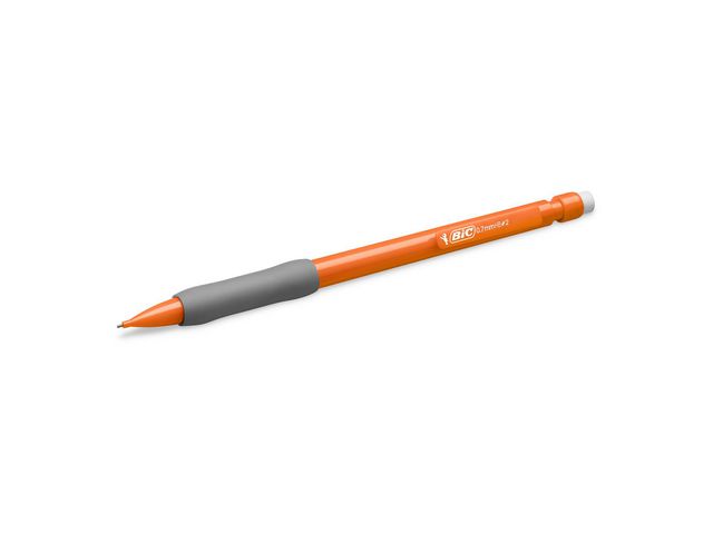 BIC® Mekanisk Matic Grip-stiftpenna, HB-stift med tjockleken 0,7 mm, olika färger, pennkropp med greppzon, st