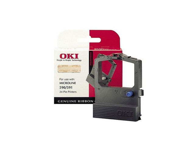 OKI Färgband, 09002309, svart, st