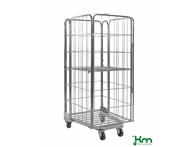 Rullcontainer stackningsbar 4 sidor, st