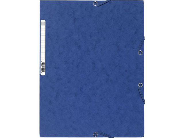 Exacompta Gummibandsmapp 3-klaff Nature Future® A4, 250 ark, 240 x 320 mm, presspan, blå, st