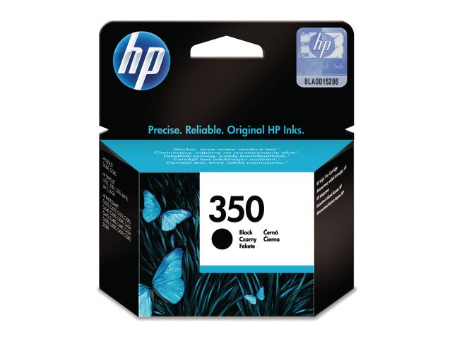 HP Bläckpatron CB335EE 350 Svart, st
