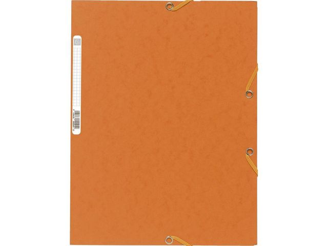 Exacompta Gummibandsmapp 3-klaff Nature Future® A4, 250 ark, 240 x 320 mm, presspan, orange, st