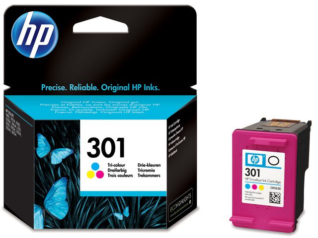 HP Bläckpatron CH562EE 301 Färg, st