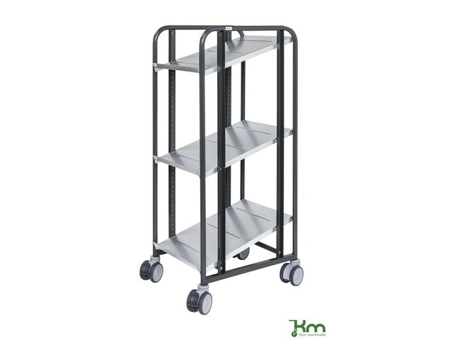 Hyllvagn 168 3 hyllplan 477x638x1300mm, st