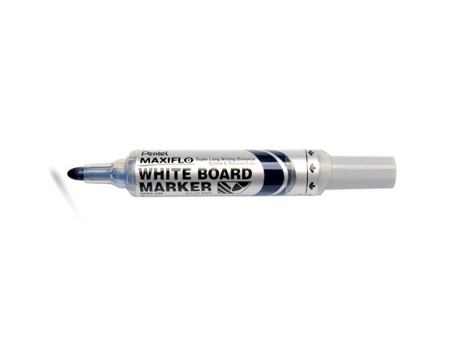 Pentel Whiteboardpenna Maxiflo rund blå, st
