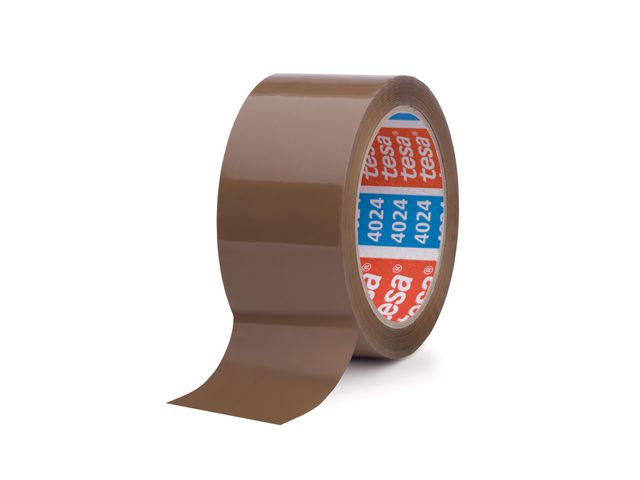 tesa® Packtejp 4024 PP 50mmx66m brun, rulle om 66 m