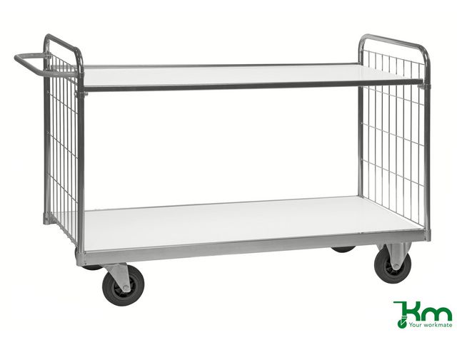 Hyllvagn 9000 2 hyllplan 1590x650x1025mm, st