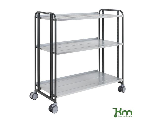 Hyllvagn 168 3 hyllplan 1277x638x1300mm, st