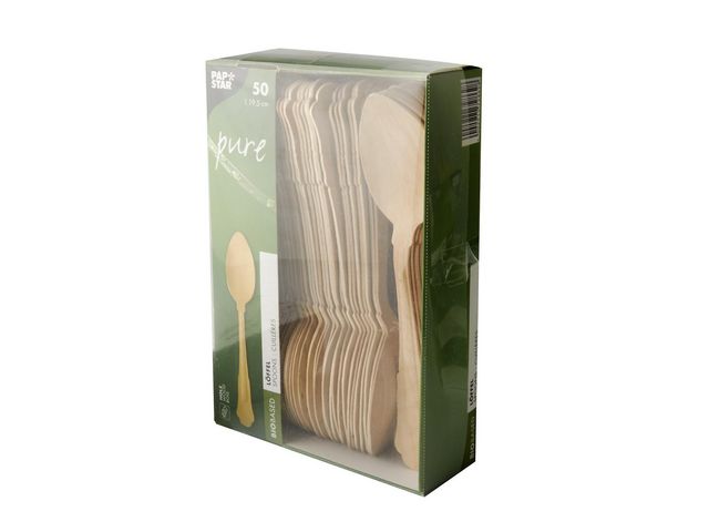 PAPSTAR Bestick Träsked Premium, fp om 50 st
