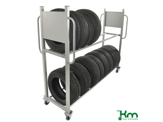 Däckvagn med 2 plan, st