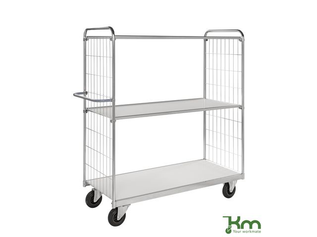 Hyllvagn 9000 3 hyllplan 1590x650x1695mm, st