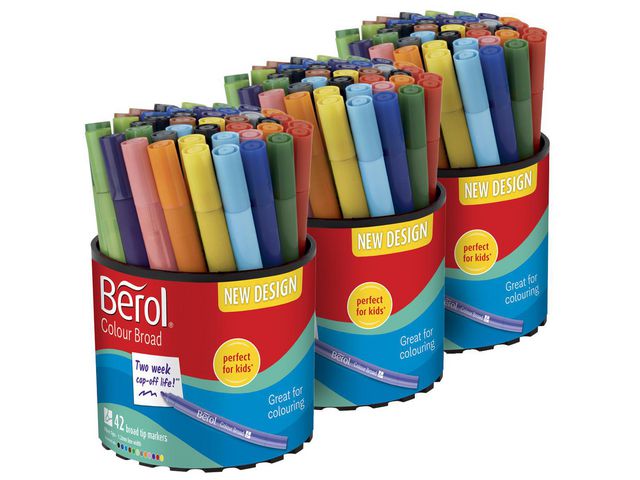 Berol Fiberpenna Colourbroad, st