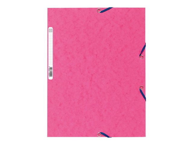 Exacompta Gummibandsmapp Nature Future 3-klaff A4 rosa, st