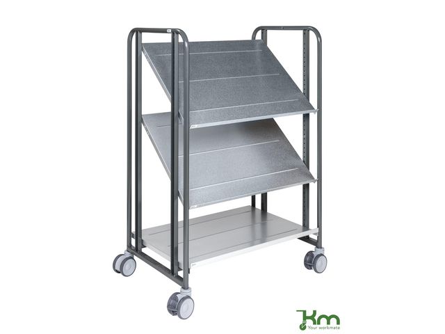Hyllvagn 168 3 hyllplan 877x638x1300mm, st