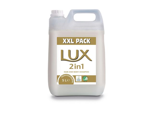 Lux Duschtvål och Shampoo Professional 2-in-1 5L, burk 5 l