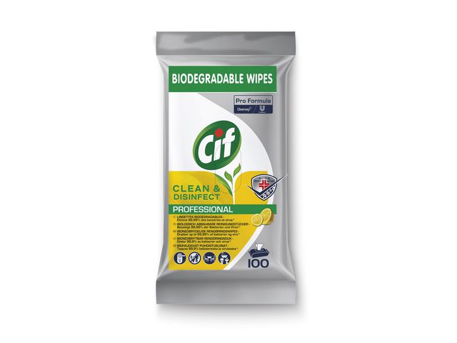 Cif Ytdesinfektionsduk Pro Formula, fp om 100 st