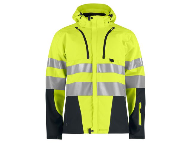 PROJOB Softshelljacka 6419g/sv kl3/2 3XL, st