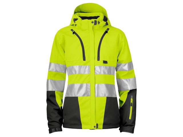 PROJOB Fodrad softshjacka dam 6424 kl3/2 3XL, st