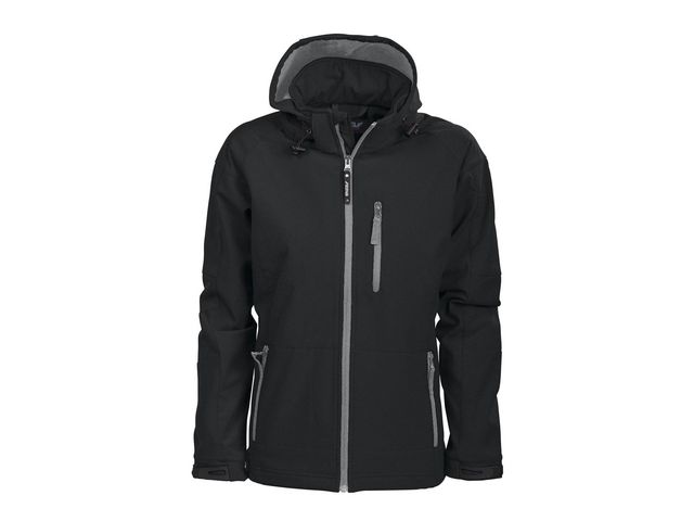 D.A.D Softshelljacka Tulsa dam svart XL, st