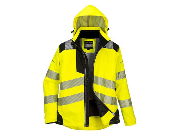 PORTWEST® Vinterjacka PW382 dam varsel gul/sva M, st
