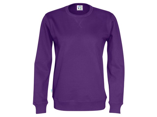 Cottover Sweatshirt Crew Neck herr GOTS lila S, st