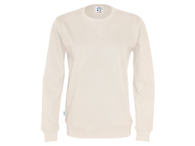 Cottover Sweatshirt Crew Neck herr GOTS offwh L, st