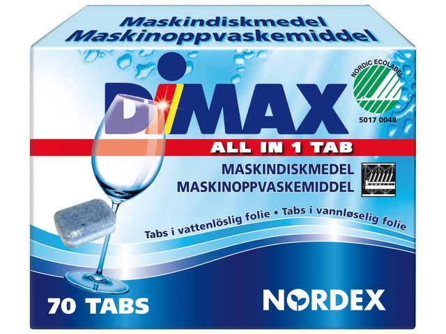 NORDEX Maskindisk tabs, fp om 70 st