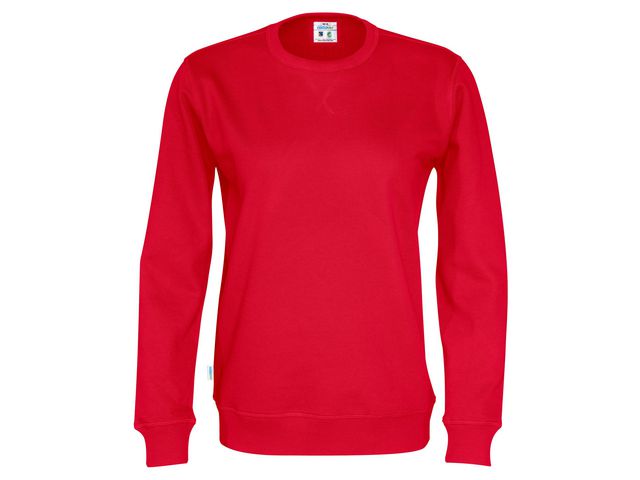Cottover Sweatshirt Crew Neck herr GOTS röd 4XL, st