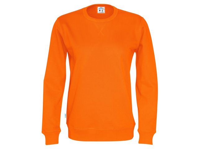 Cottover Sweatshirt Crew Neck herr GOTS orange L, st
